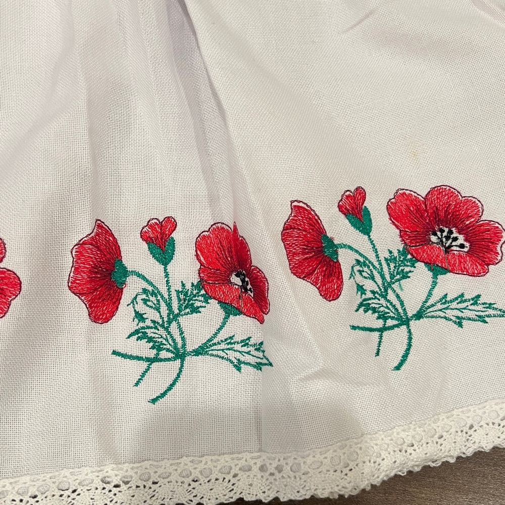 Ukrainian traditional Ukrainian embroidered baby girl dress 12 months - Picture 2 of 8